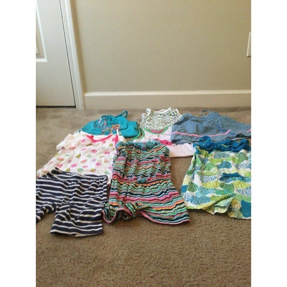 Clothing Lot of 15 Pieces Toddler Girls Mixed Items Summer & Spring Size 4T
